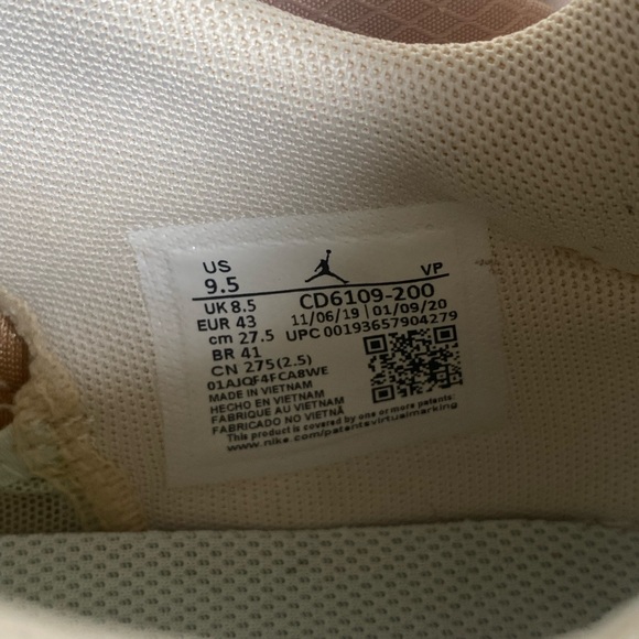 Jordan Delta SP Vachetta Tan - Men’s Size 9.5 - Picture 13 of 16